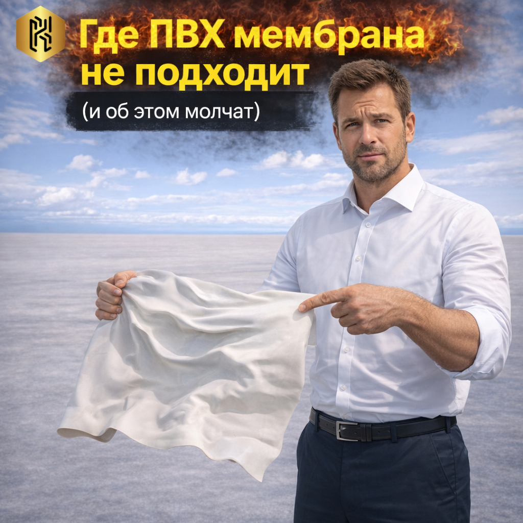 Где ПВХ мембрана не подходит (и об этом молчат)